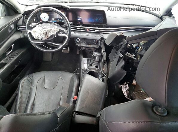 KMHLP4AG5PU377577 2023 HYUNDAI ELANTRA Черный Вид панели приборов