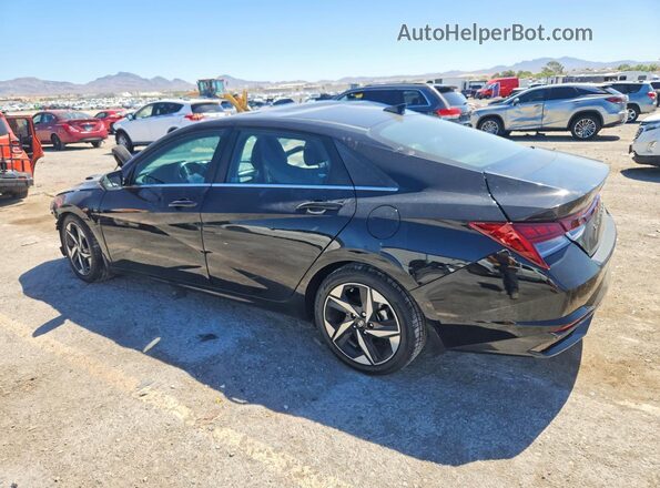 KMHLP4AG5PU377577 2023 HYUNDAI ELANTRA Черный Задняя левая четверть