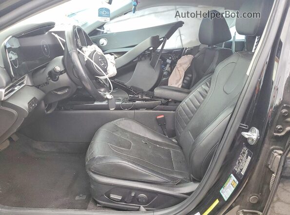 KMHLP4AG5PU377577 2023 HYUNDAI ELANTRA Черный Вид салона спереди