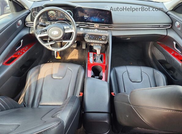 KMHLP4AG5PU506756 2023 HYUNDAI ELANTRA Black Dashboard view
