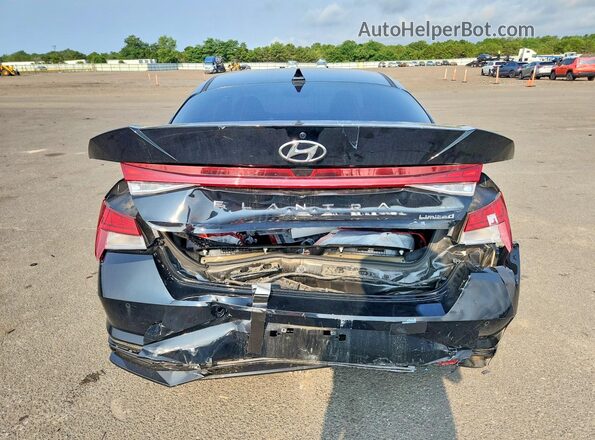 KMHLP4AG5PU506756 2023 HYUNDAI ELANTRA Black Rear view
