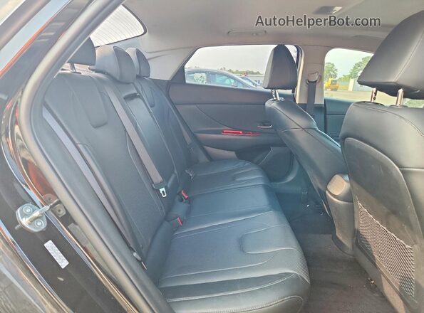 KMHLP4AG5PU506756 2023 HYUNDAI ELANTRA Black Rear seats view