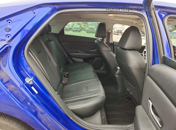 KMHLP4AG6PU484119 2023 HYUNDAI ELANTRA Синий Вид задних сидений