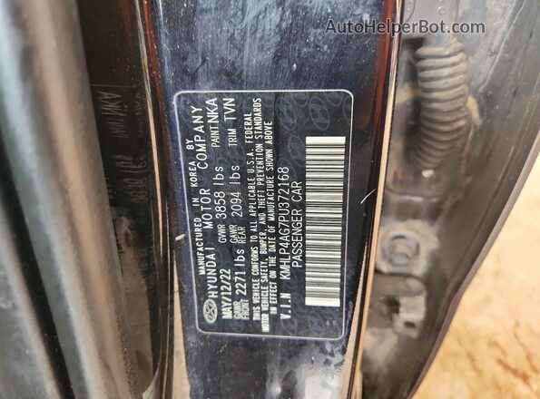 KMHLP4AG7PU372168 2023 HYUNDAI ELANTRA Black Widok komory silnika