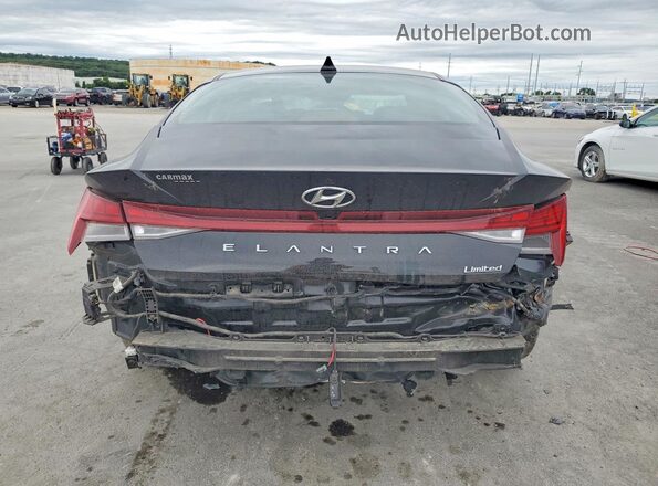 KMHLP4AG8PU589986 2023 HYUNDAI ELANTRA Black უკანა ხედი