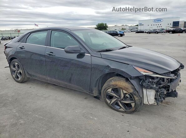 KMHLP4AG8PU589986 2023 HYUNDAI ELANTRA Black წინა მარჯვენა