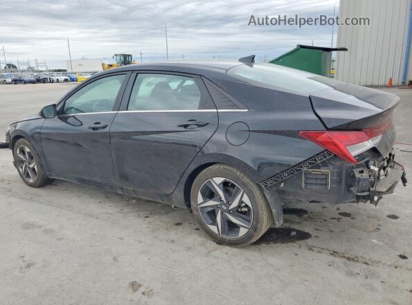 KMHLP4AG8PU589986 2023 HYUNDAI ELANTRA Black უკანა მარცხენა