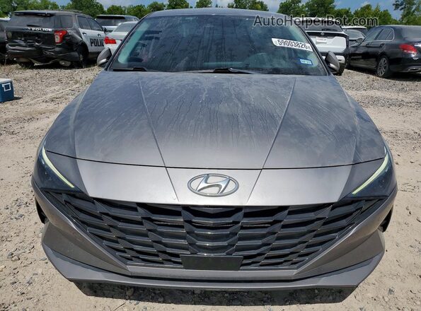 KMHLP4AGXMU198740 2021 HYUNDAI ELANTRA Silver Widok z przodu