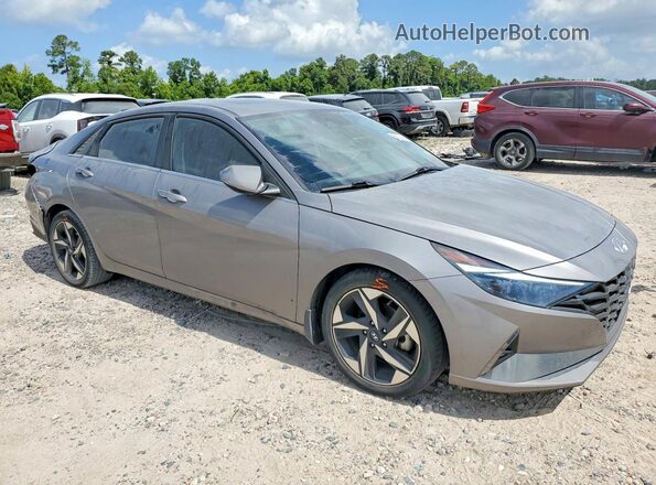 KMHLP4AGXMU198740 2021 HYUNDAI ELANTRA Silver Przód prawy