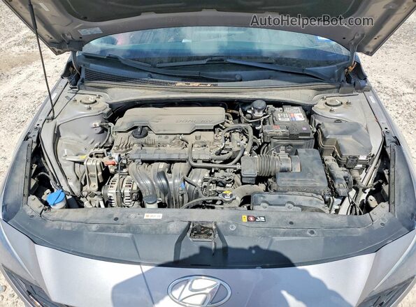 KMHLP4AGXMU198740 2021 HYUNDAI ELANTRA Silver Widok komory silnika