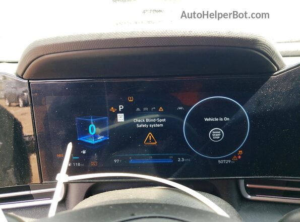 KMHLP4DG0RU779506 2024 HYUNDAI ELANTRA Gray ხელსაწყოთა პანელის ხედი