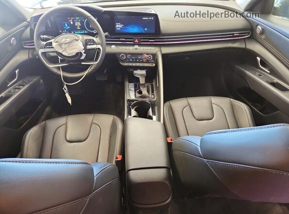 KMHLP4DG0SU045924 2025 HYUNDAI ELANTRA Black წინა პანელის ხედი
