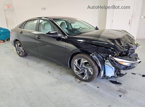 KMHLP4DG0SU056079 2025 HYUNDAI ELANTRA Black Delantero derecho