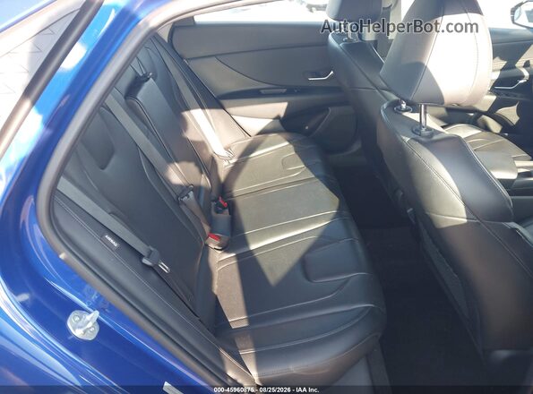 KMHLP4DG0SU869860 2025 HYUNDAI ELANTRA Blue VIN կոդի պիտակի տեսք