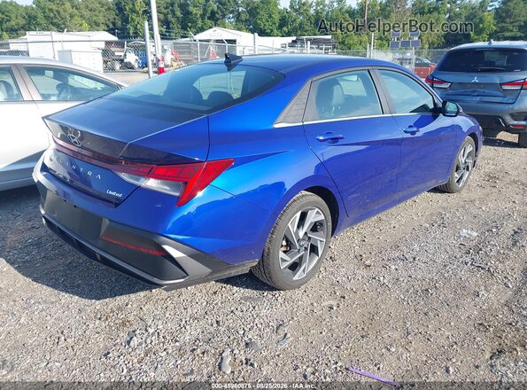 KMHLP4DG0SU869860 2025 HYUNDAI ELANTRA Blue Հետևի աջ