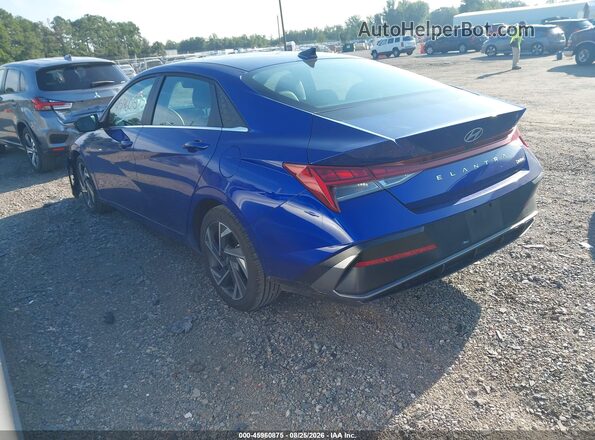 KMHLP4DG0SU869860 2025 HYUNDAI ELANTRA Blue Հետևի ձախ