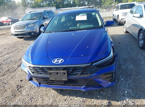KMHLP4DG0SU869860 2025 HYUNDAI ELANTRA Blue Սարքավորումների վահանակի տեսք