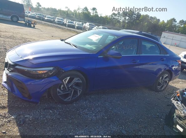 KMHLP4DG0SU869860 2025 HYUNDAI ELANTRA Blue Սալոնի 360 աստիճան տեսք