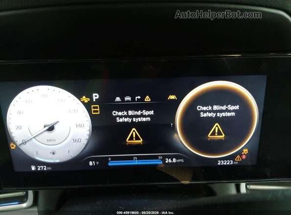 KMHLP4DG2SU052504 2025 HYUNDAI ELANTRA Black Հետևի նստատեղերի տեսք