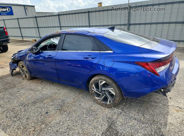 KMHLP4DG3RU635920 2024 HYUNDAI ELANTRA Синий Задняя левая четверть