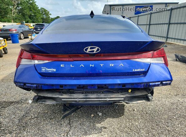 KMHLP4DG3RU635920 2024 HYUNDAI ELANTRA Синий Вид сзади