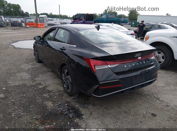 KMHLP4DG4SU015289 2025 HYUNDAI ELANTRA Черный Задняя левая четверть