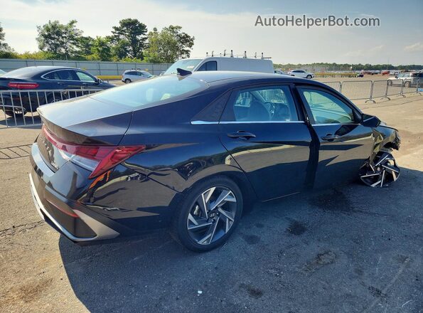 KMHLP4DG4SU956502 2025 HYUNDAI ELANTRA Черный Задняя правая четверть