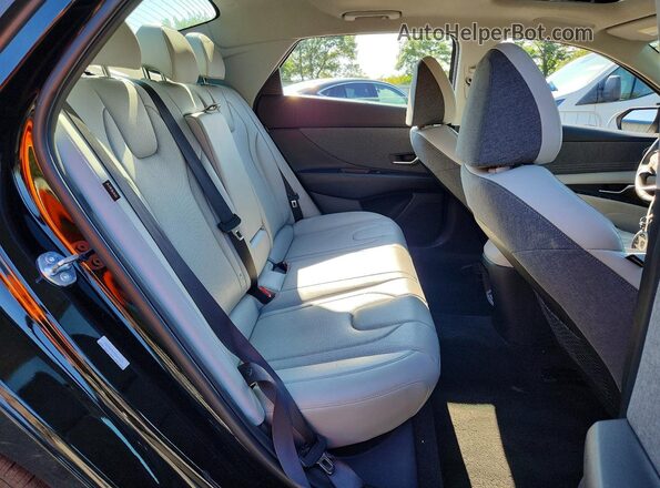 KMHLP4DG4SU956502 2025 HYUNDAI ELANTRA Черный Вид задних сидений