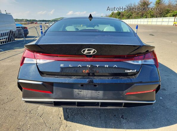 KMHLP4DG4SU956502 2025 HYUNDAI ELANTRA Черный Вид сзади