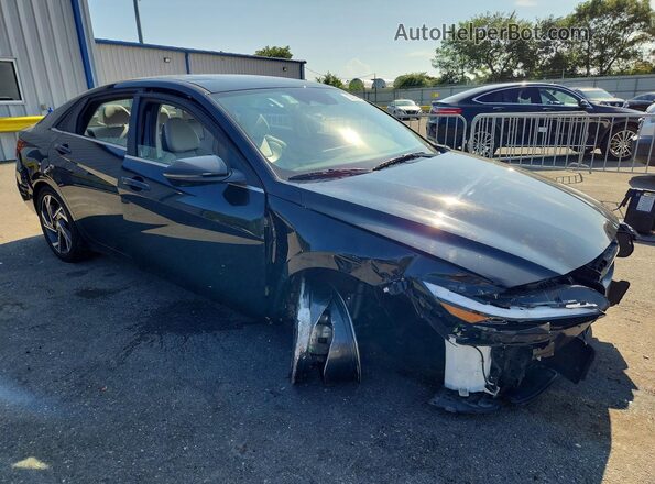 KMHLP4DG4SU956502 2025 HYUNDAI ELANTRA Черный Передняя правая четверть