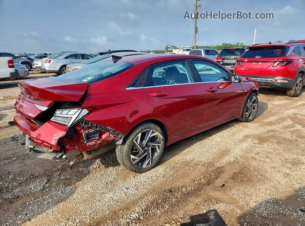 KMHLP4DG6RU686506 2024 HYUNDAI ELANTRA Maroon Tył prawy