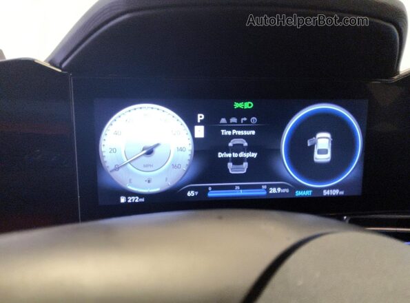 KMHLP4DG7RU837384 2024 HYUNDAI ELANTRA Gray Вид щитка приладів