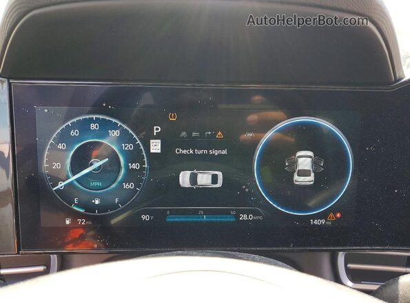 KMHLP4DG7TU150848 2026 HYUNDAI ELANTRA Silver Widok zestawu wskaźników