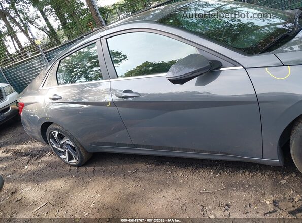 KMHLP4DG9RU765328 2024 HYUNDAI ELANTRA Gray Rear interior view