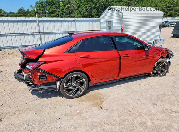 KMHLR4AF1NU243504 2022 HYUNDAI ELANTRA Red Rear right