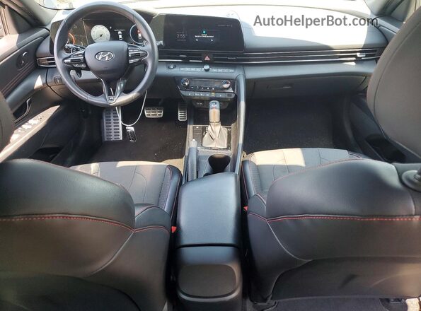 KMHLR4AF1PU378873 2023 HYUNDAI ELANTRA Black Вид панелі приладів