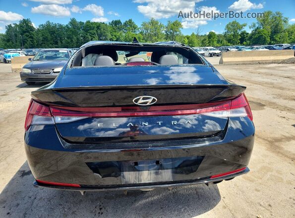 KMHLR4AF1PU567720 2023 HYUNDAI ELANTRA Black უკანა ხედი