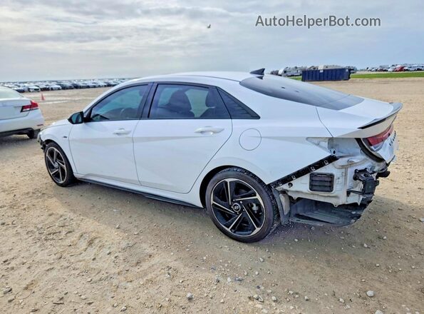KMHLR4AF1PU589927 2023 HYUNDAI ELANTRA Белый Задняя левая четверть
