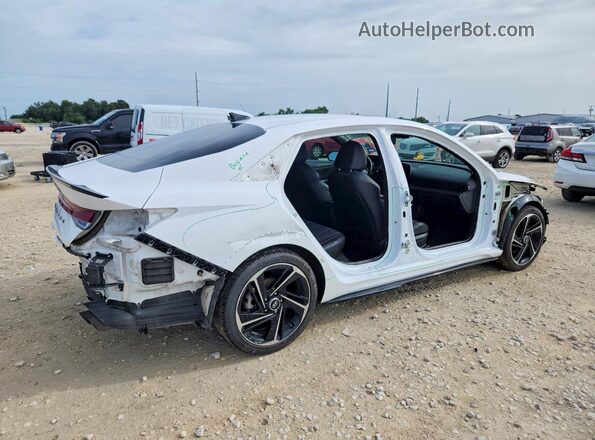 KMHLR4AF1PU589927 2023 HYUNDAI ELANTRA Белый Задняя правая четверть