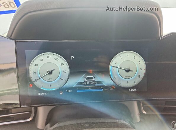 KMHLR4AF1PU589927 2023 HYUNDAI ELANTRA Белый Вид щитка приборов