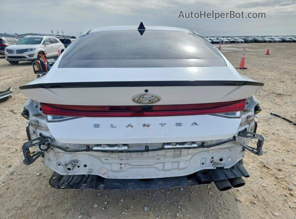 KMHLR4AF1PU589927 2023 HYUNDAI ELANTRA Белый Вид сзади