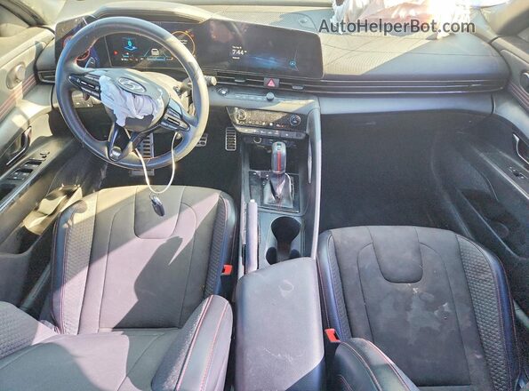 KMHLR4AF3PU476044 2023 HYUNDAI ELANTRA Blue Vista del salpicadero