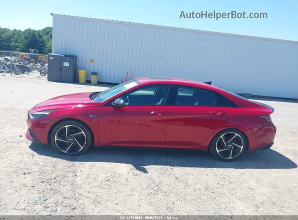 KMHLR4AF4NU266839 2022 HYUNDAI ELANTRA Red 