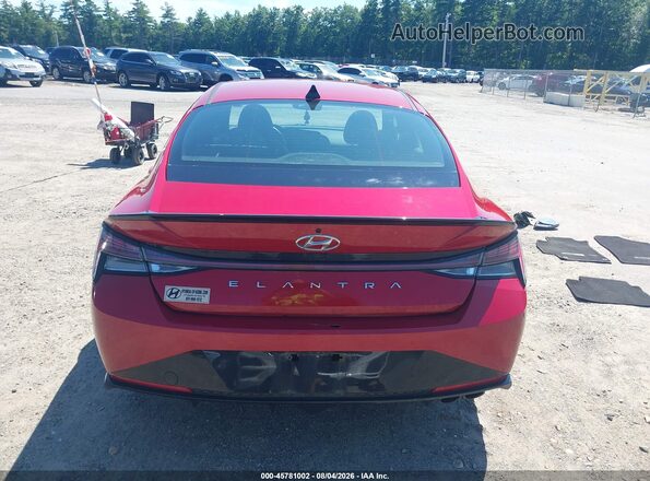 KMHLR4AF4NU266839 2022 HYUNDAI ELANTRA Red 