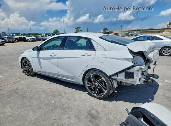 KMHLR4AF4PU422719 2023 HYUNDAI ELANTRA Белый Задняя левая четверть