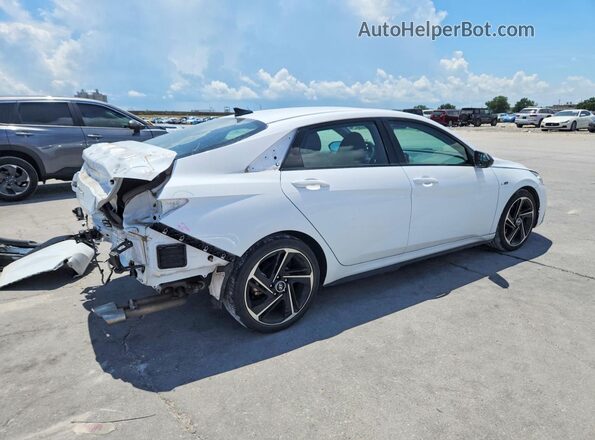 KMHLR4AF4PU422719 2023 HYUNDAI ELANTRA Белый Задняя правая четверть