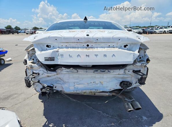 KMHLR4AF4PU422719 2023 HYUNDAI ELANTRA Белый Вид сзади
