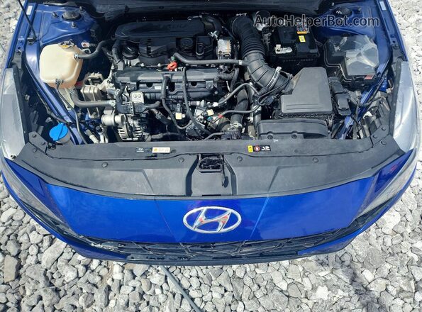 KMHLR4AF4PU608793 2023 HYUNDAI ELANTRA Синий Вид задней части салона