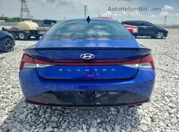 KMHLR4AF4PU608793 2023 HYUNDAI ELANTRA Синий Вид сзади