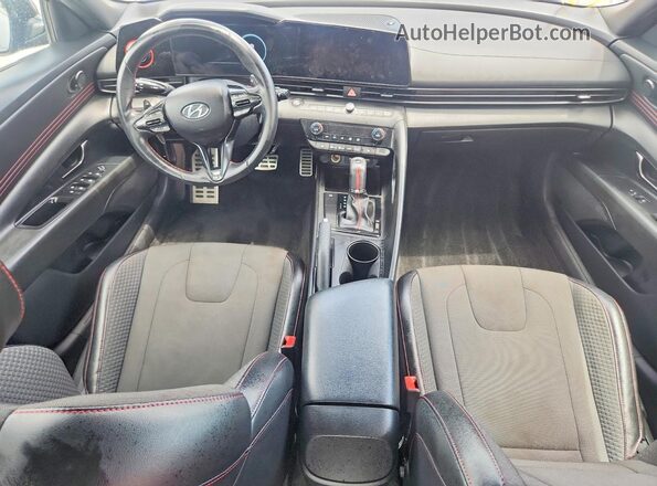KMHLR4AF4PU608793 2023 HYUNDAI ELANTRA Синий Вид панели приборов